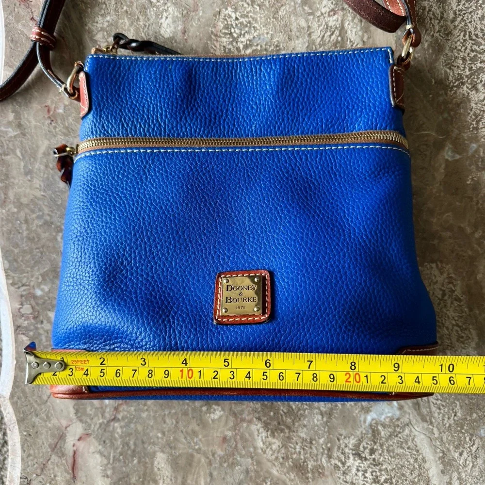 Dooney & Bourke Midnight Blue Pebble Grain Leather Crossbody & Shoulder Bag NWOT